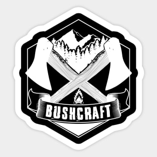Bushcrafter Tshirt Sticker